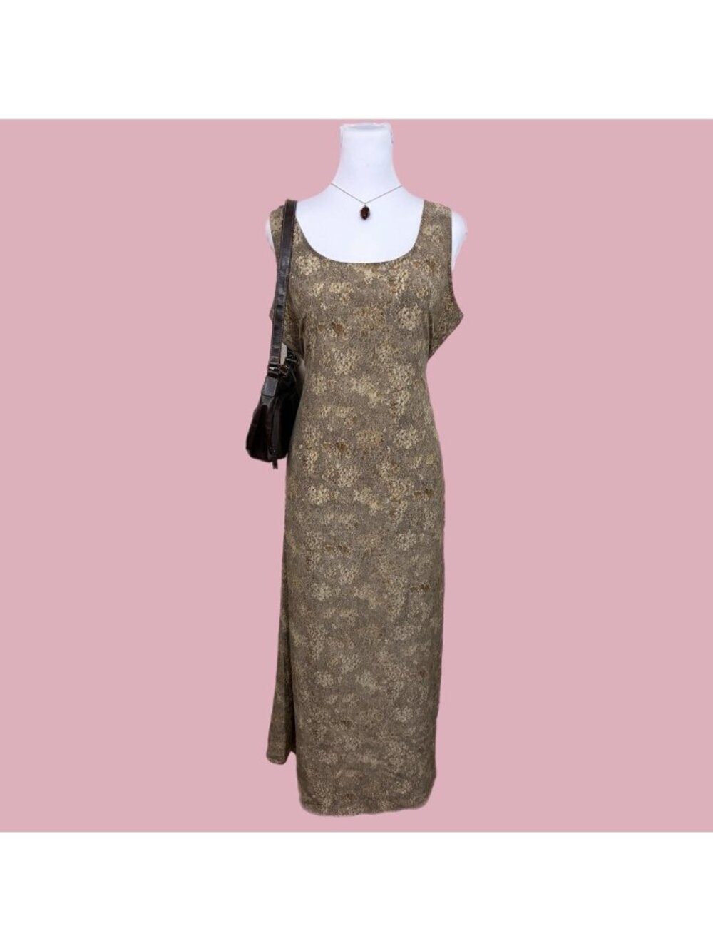 90s ditsy floral whimsygoth dress